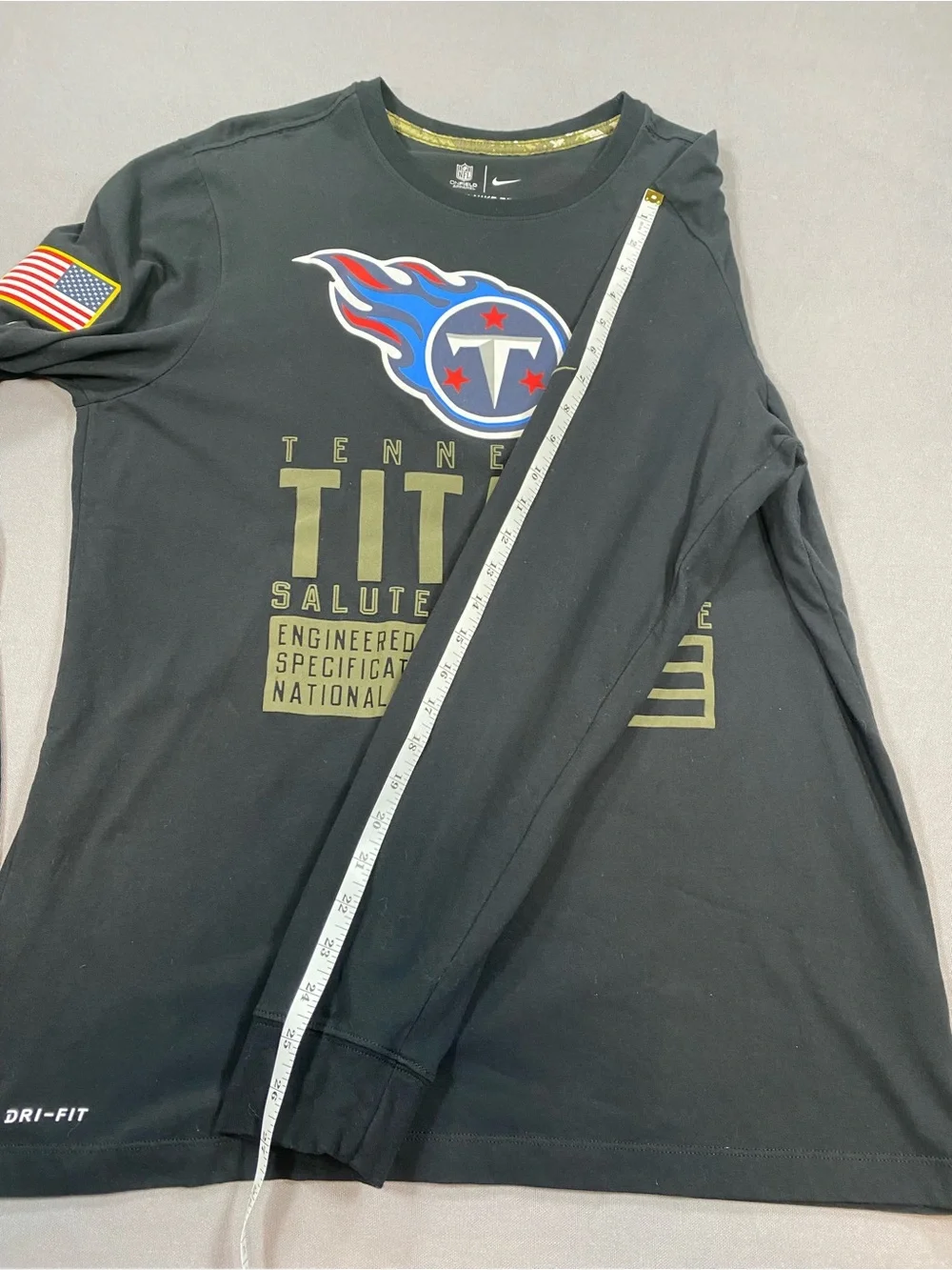 Nike Black Tennessee Titans 'Salute to Service' Long Sleeve Tee